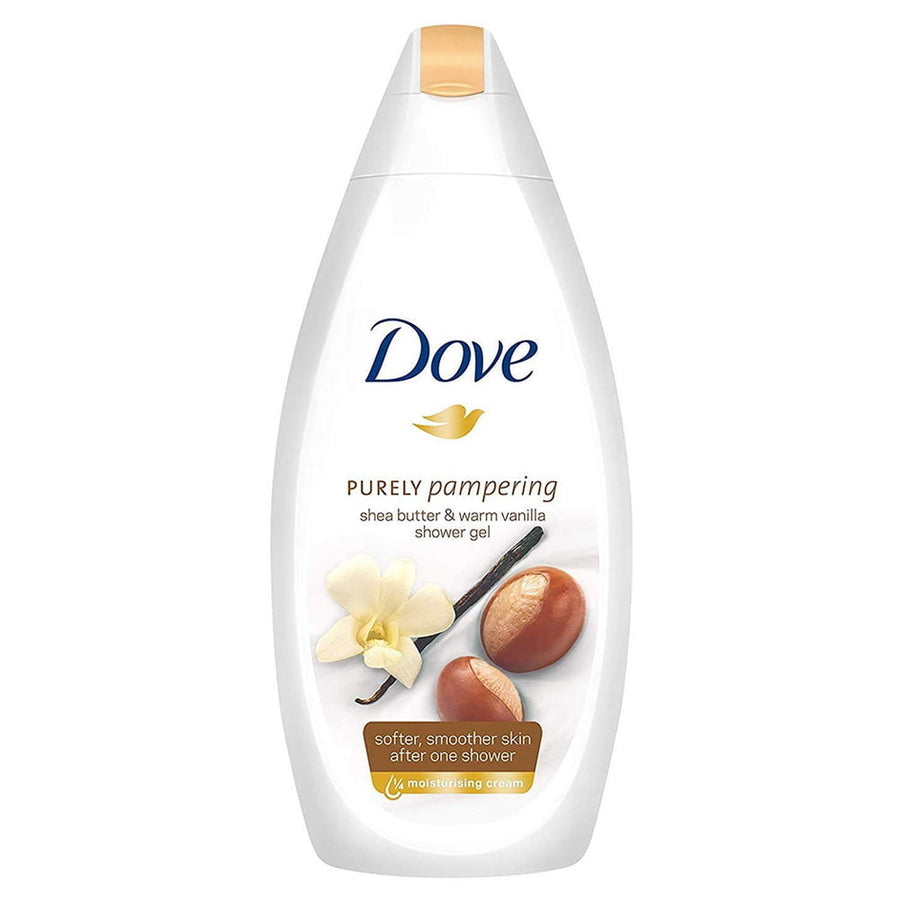 DOVE BODY WASH SHEA BUTTER PURELY PAMPERING 750ml Image 1