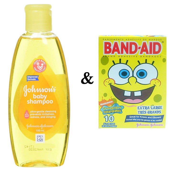 JandJ  Johnson Baby Shampoo 100 Ml By Johnson and Johnson and Johnson and Johnson Band-Aid- Sponge Bob (10 In 1 Pack) Image 1