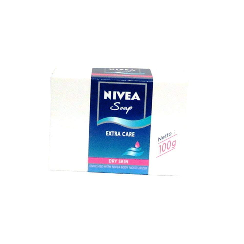Nivea Bar Soap Extra Care For Dry Skin(100g Approx.) (Pack of 3) Image 1