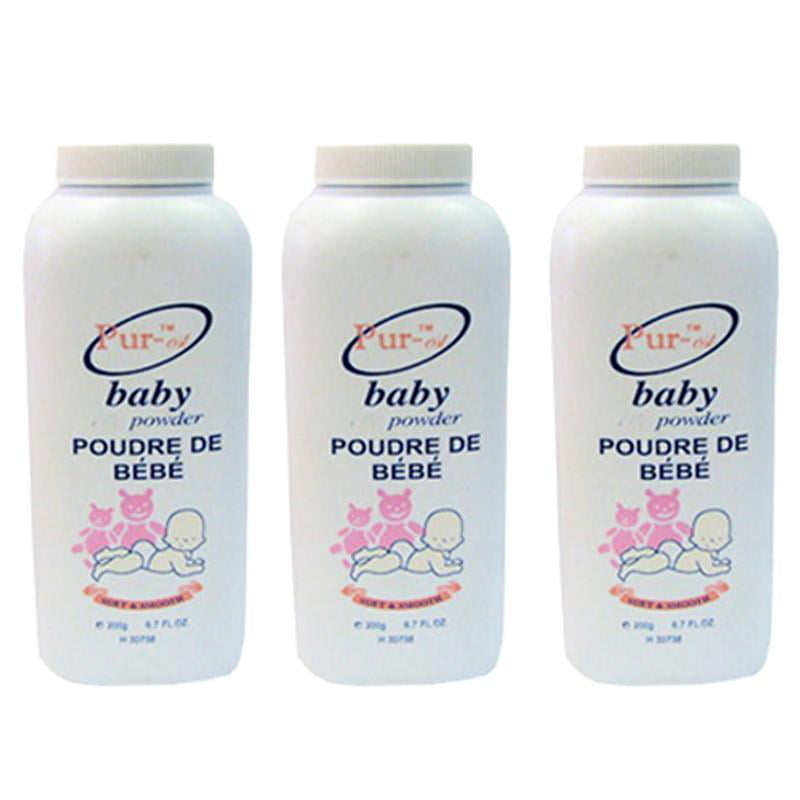 Soft and Smooth Baby Powder (200g) (Pack of 3) By Purest Image 1