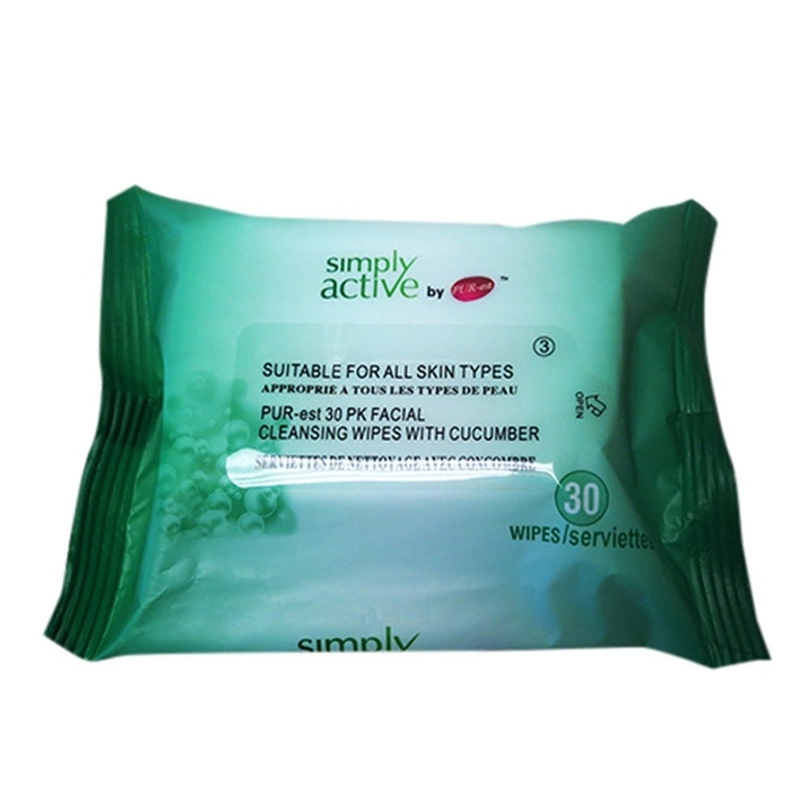 Purest (30 Wipes) Make Up Remover-Cucumber 311010 Image 1