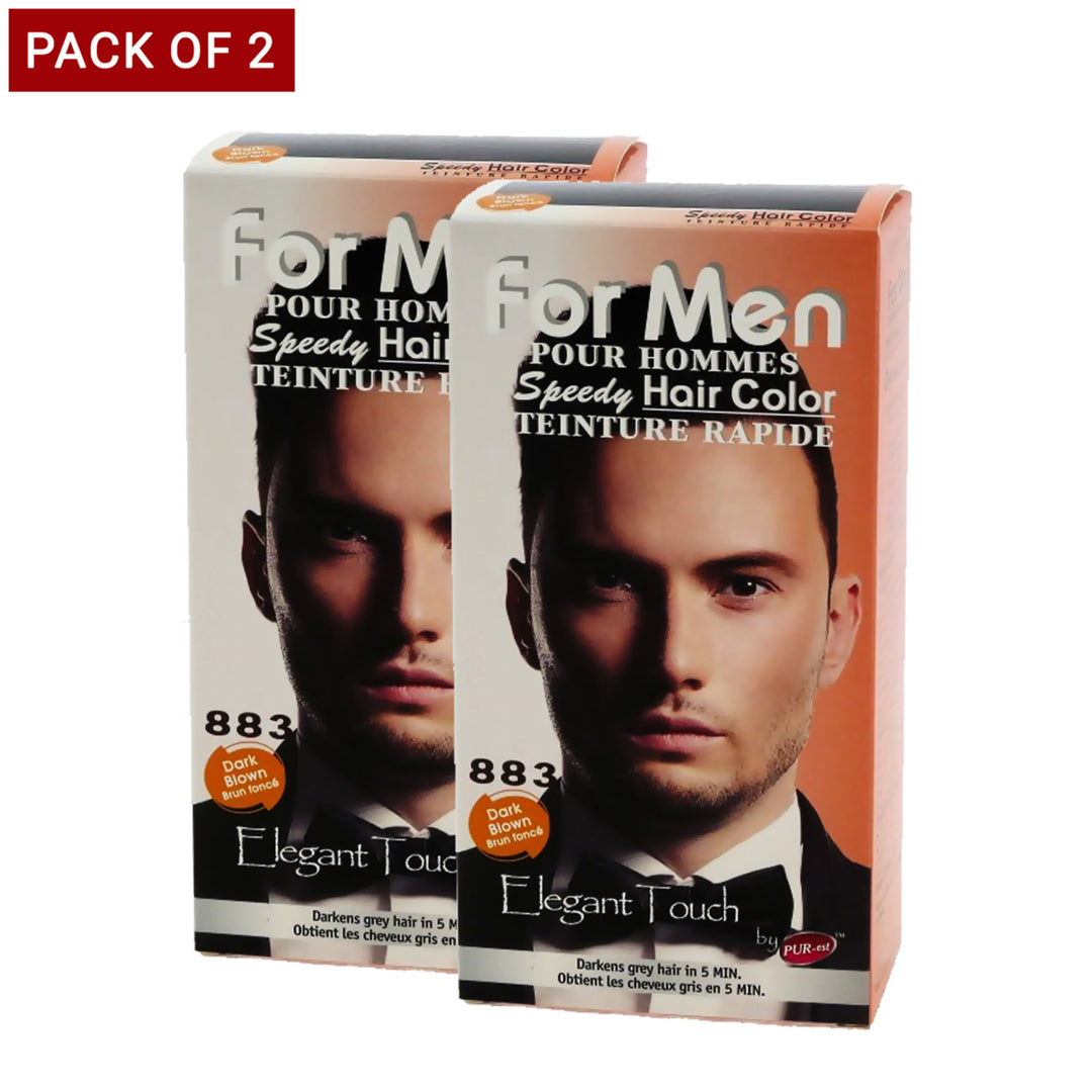 Purest Hair Color Men Dark Brown 883 0.13Kg - Pack Of 2 Image 1