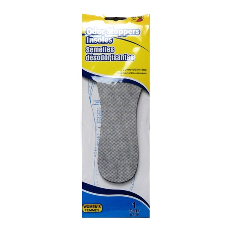 Instant Aid- Odor Stoppers Insoles For Women (1 Pair) (Pack of 3) By Purest Image 1