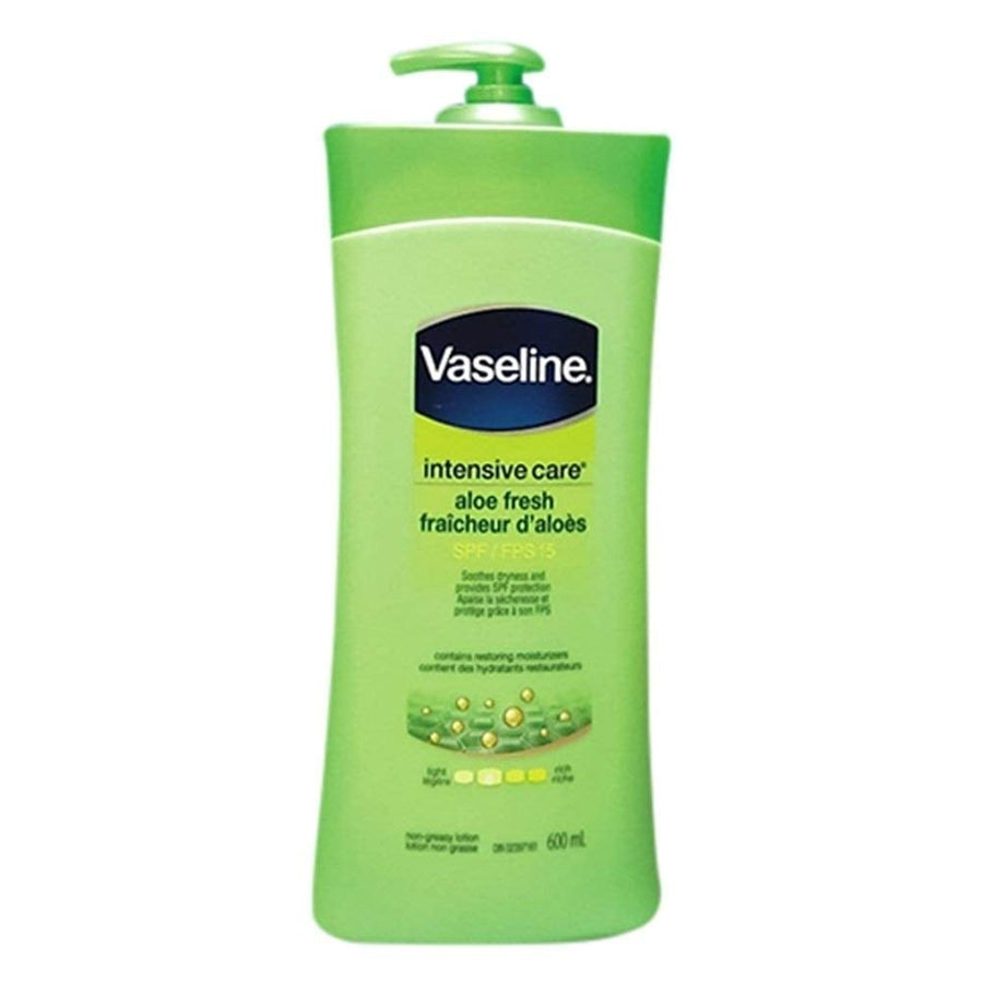 Vaseline Body Lotion Intense Care With Aloe Fresh (600ml) 041104 Image 1
