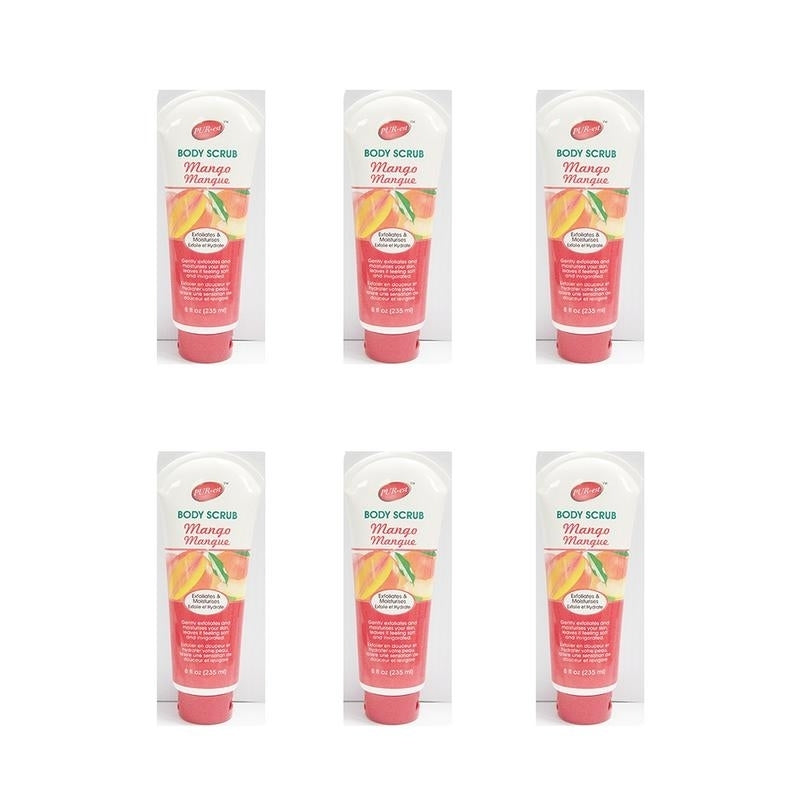 Body Scrub With Mango(235ml) (Pack of 6) 308577 By Purest Image 1