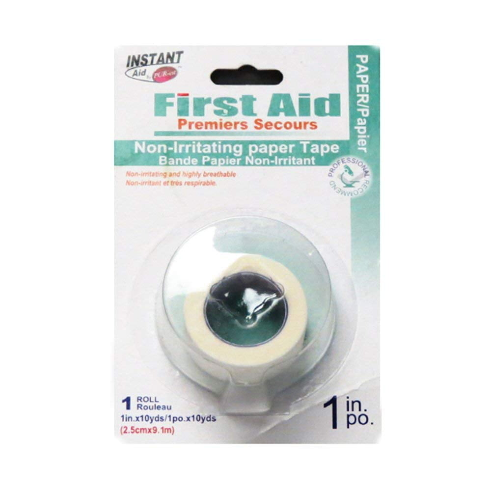 Instant Aid- First Aid Non-Irritating Paper Tape (1 Roll) 311751 By Purest Image 1