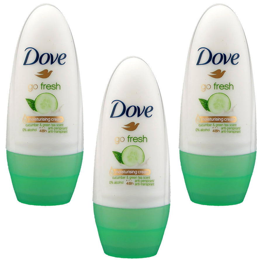 Dove Roll-on Stick Go Fresh Cucumber 50 ml (Pack of 3) Image 1