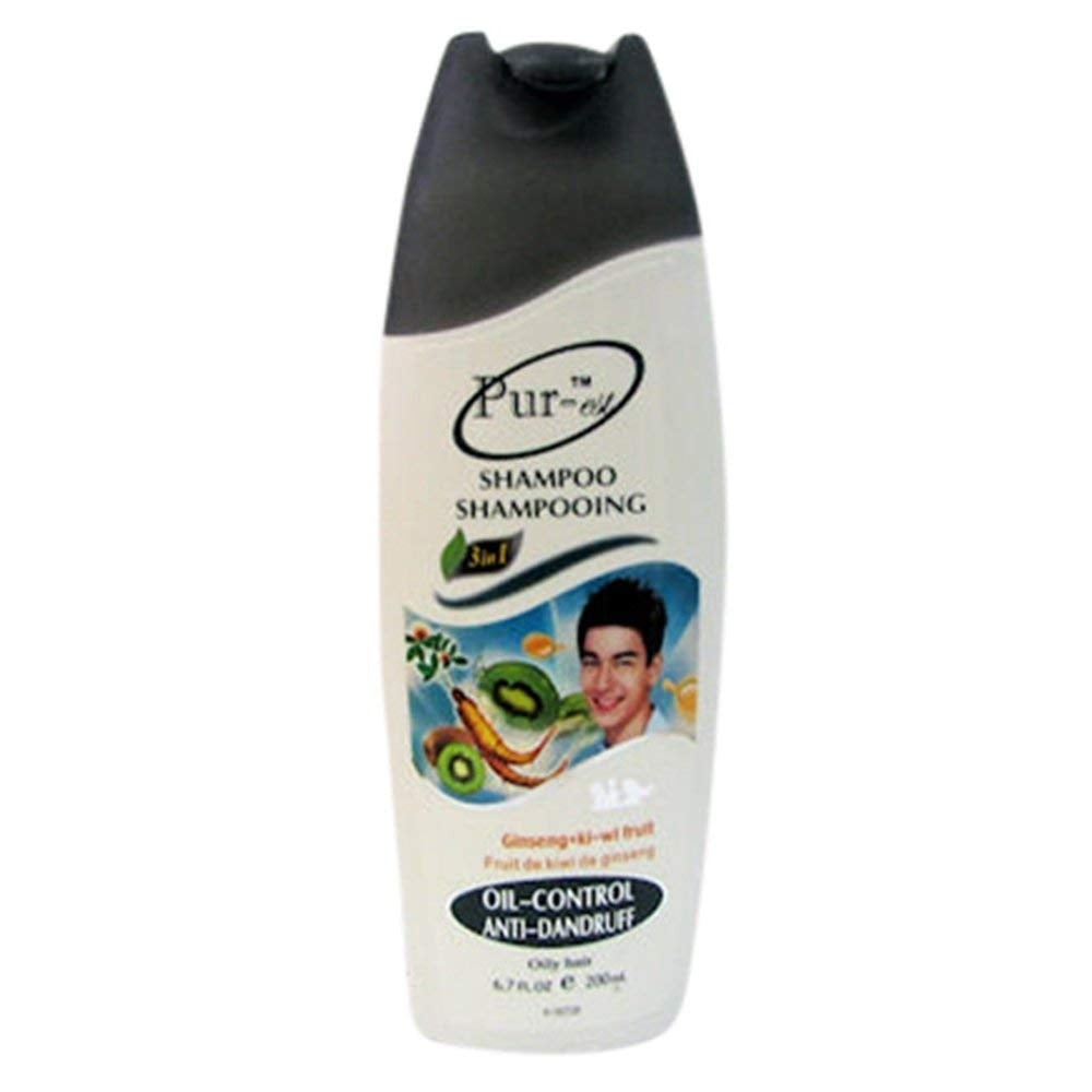 Oil Control Anti-Dandruff Shampoo With Ginseng+Kiwi Fruit(200ml) 307280 By Purest Image 1