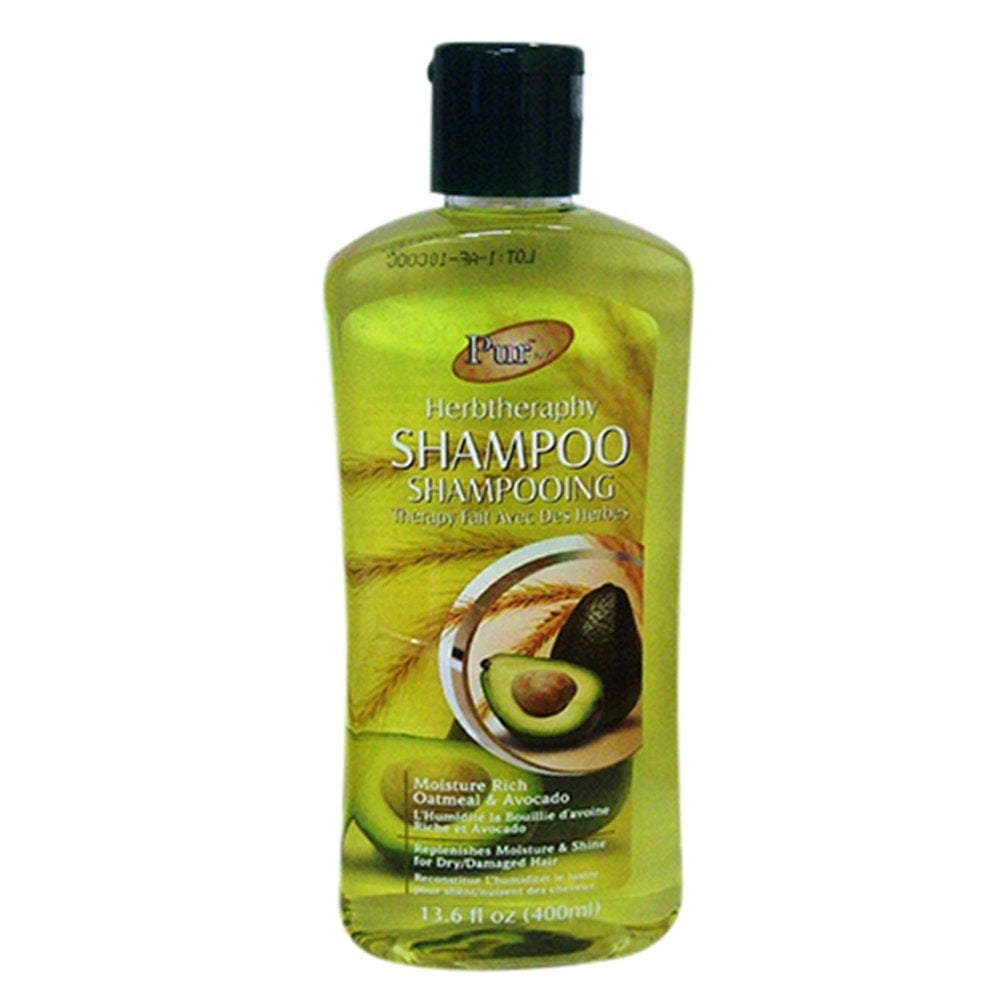 Shampoo With Oatmeal and Avocado(400ml) (Pack of 3) By Purest Image 1