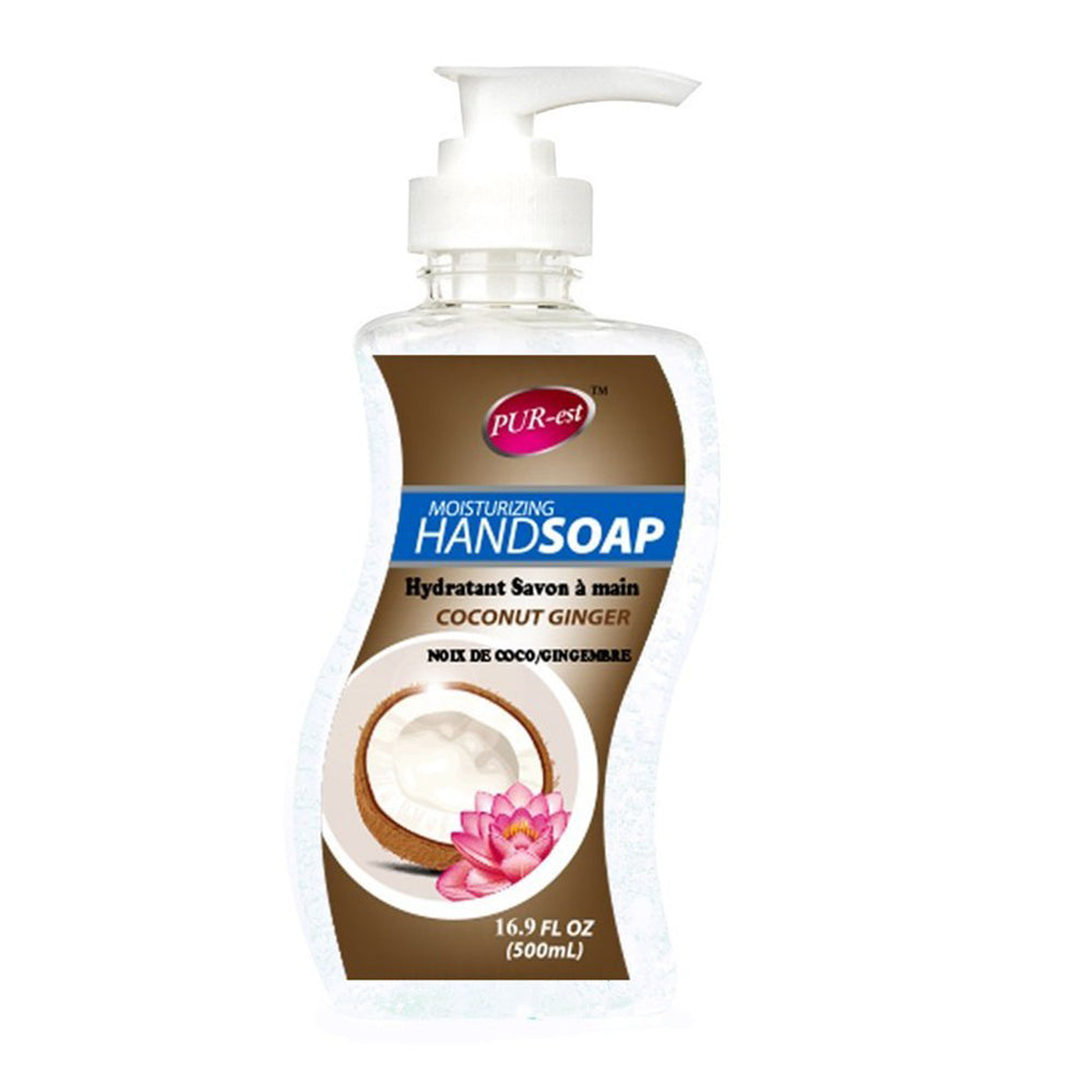 Purest Liquid Hand Soap Moist Coco Ginger 500ml Image 1
