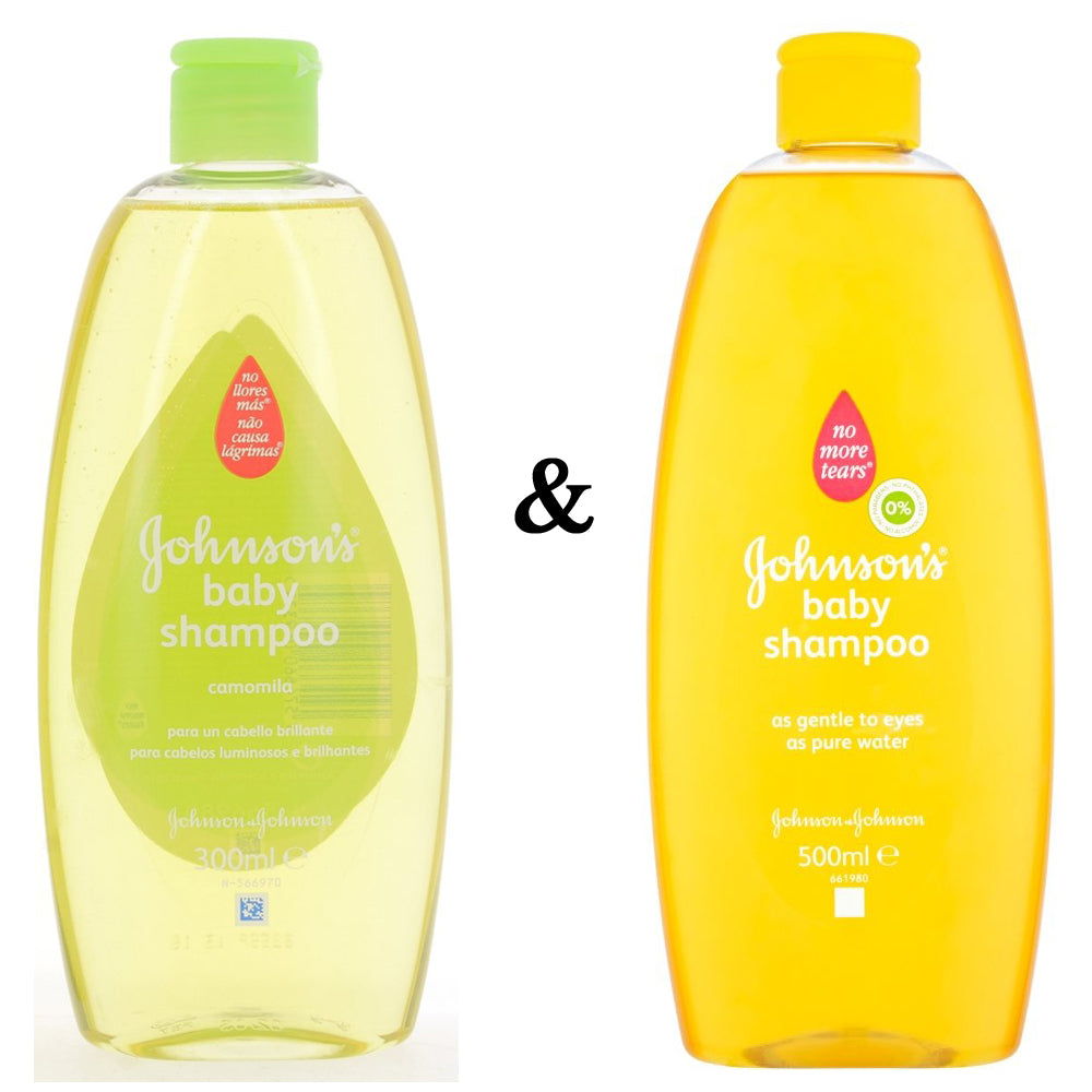 Johnsons Shampoo 300Ml Camomila and Johnsons Baby Shampoo Image 1