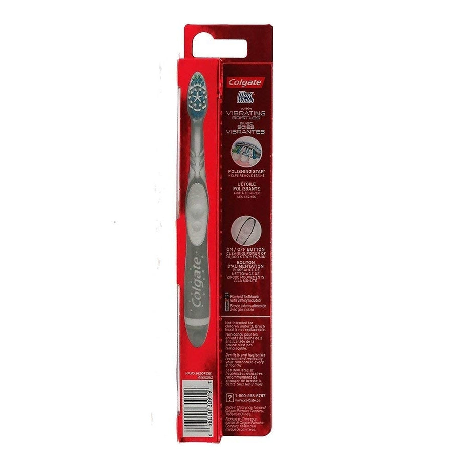 Colgate Toothbrush With Vibrating Bristles -Soft (Assorted Colours) Image 1