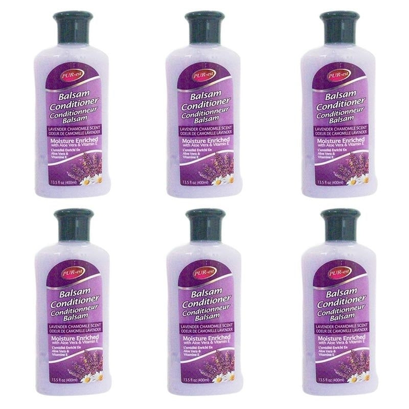 Balsam Conditioner With Lavender Chamomile Scent(400ml) 310334 (Pack of 6) By Purest Image 1