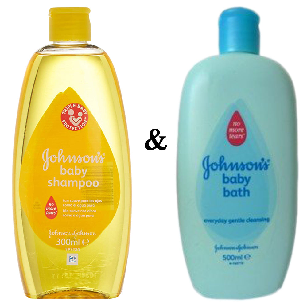 Varios - Johnson S Baby Shampoo 300Ml and JohnsonS Baby Bath 500Ml (1000Ml Bath) Image 1