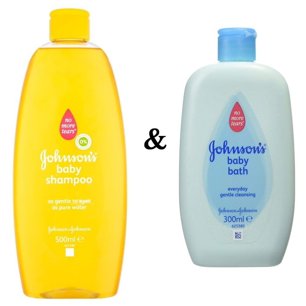 Johnsons Baby Shampoo and Johnsons Baby Baby Bath 300Ml Image 1