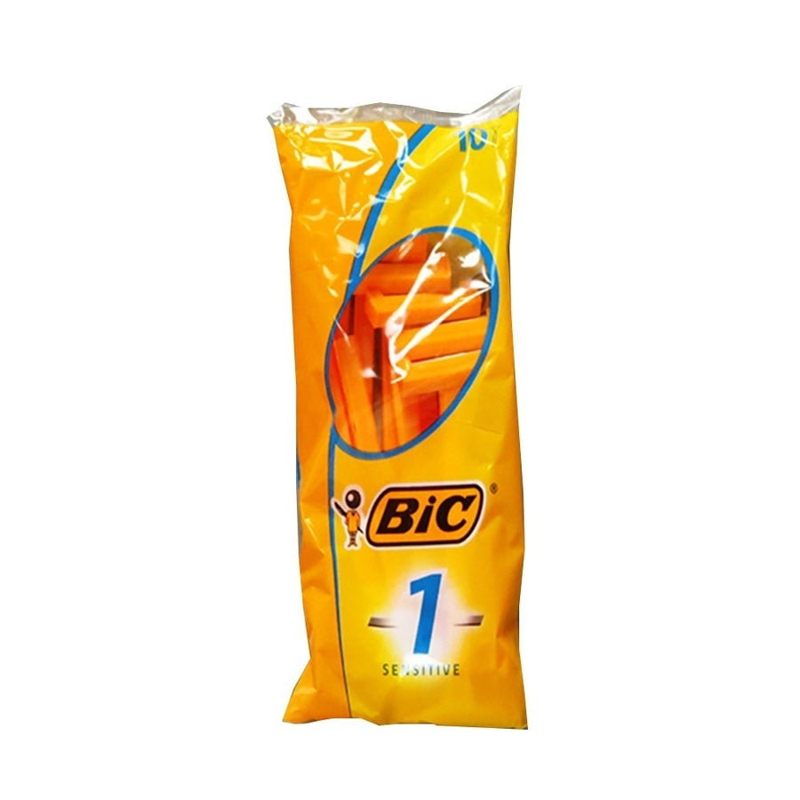 BIC 10 In 1 Pack Sensitive Razor (Pack of 3) Image 1