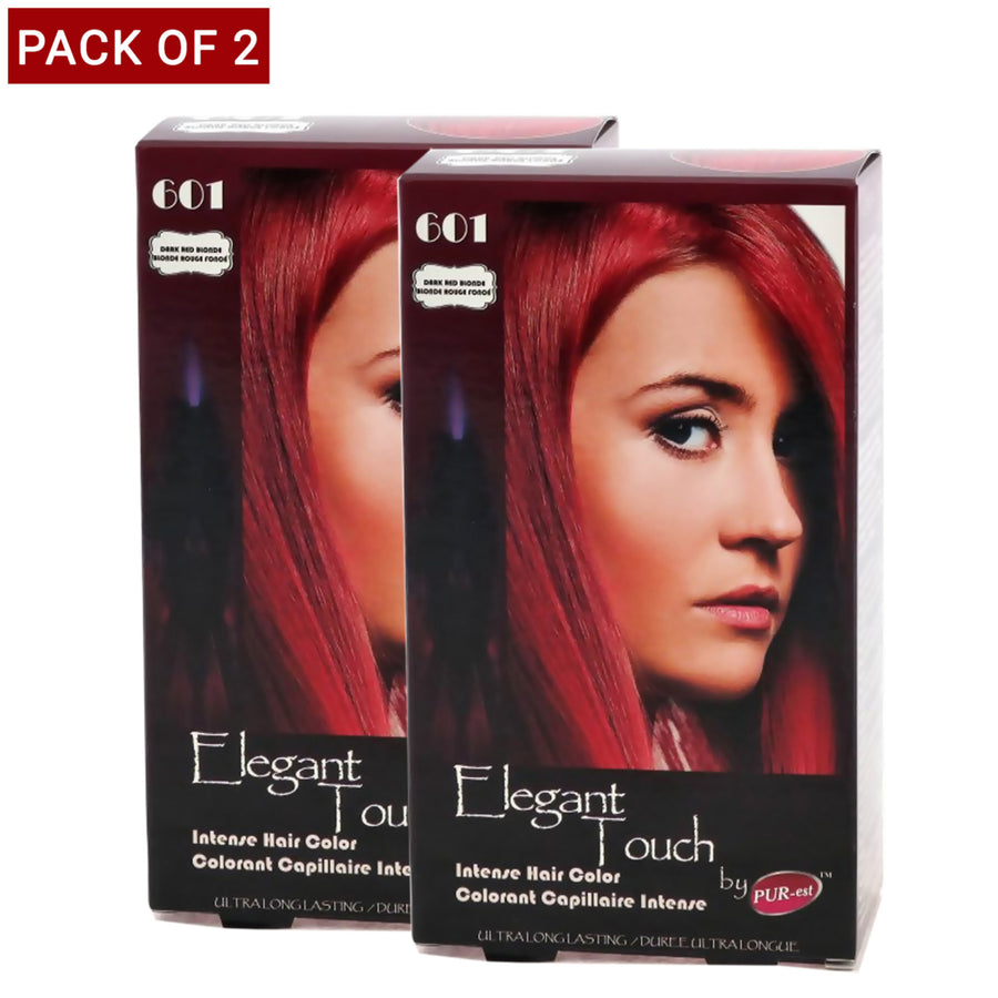 Purest Hair Color 601 0.14Kg - Dark Red Blond - Pack Of 2 Image 1