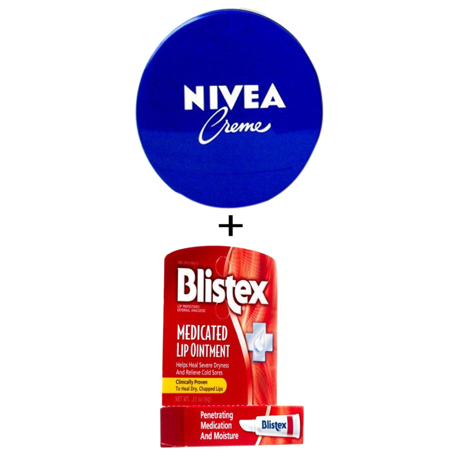 Blistex Lip Medicated Ointment and Nivea Cream (60Ml) 801022 Image 1