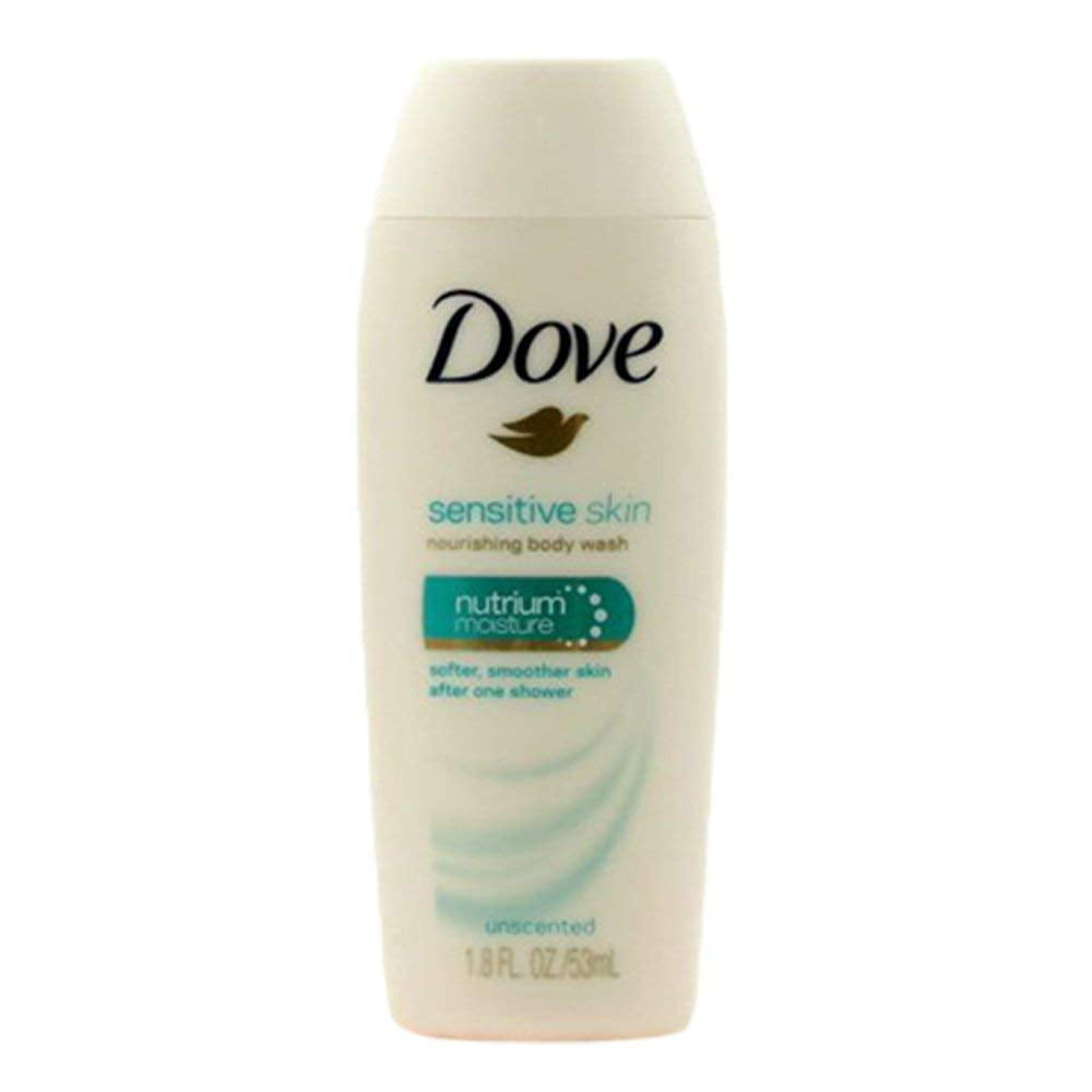 Dove Sensitive Skin Nourishing Body Wash - 1.8Oz (53ml) Image 1