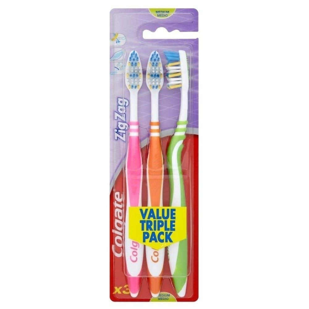 Colgate Zig Zag Toothbrush (3) (Pack of 3) Image 1