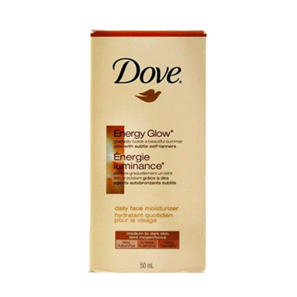 Dove Energy Glow Daily Face Moisturizer - Medium To Dark - 50ml Image 1
