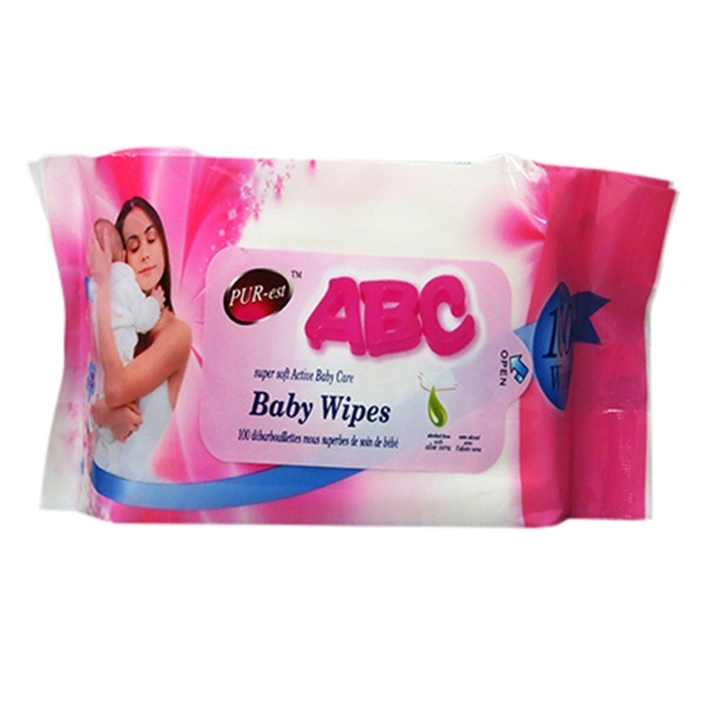 Super Soft Baby Wipes- Aloe Vera (100 Wipes In 1 Pack) 310457 By Purest Image 1