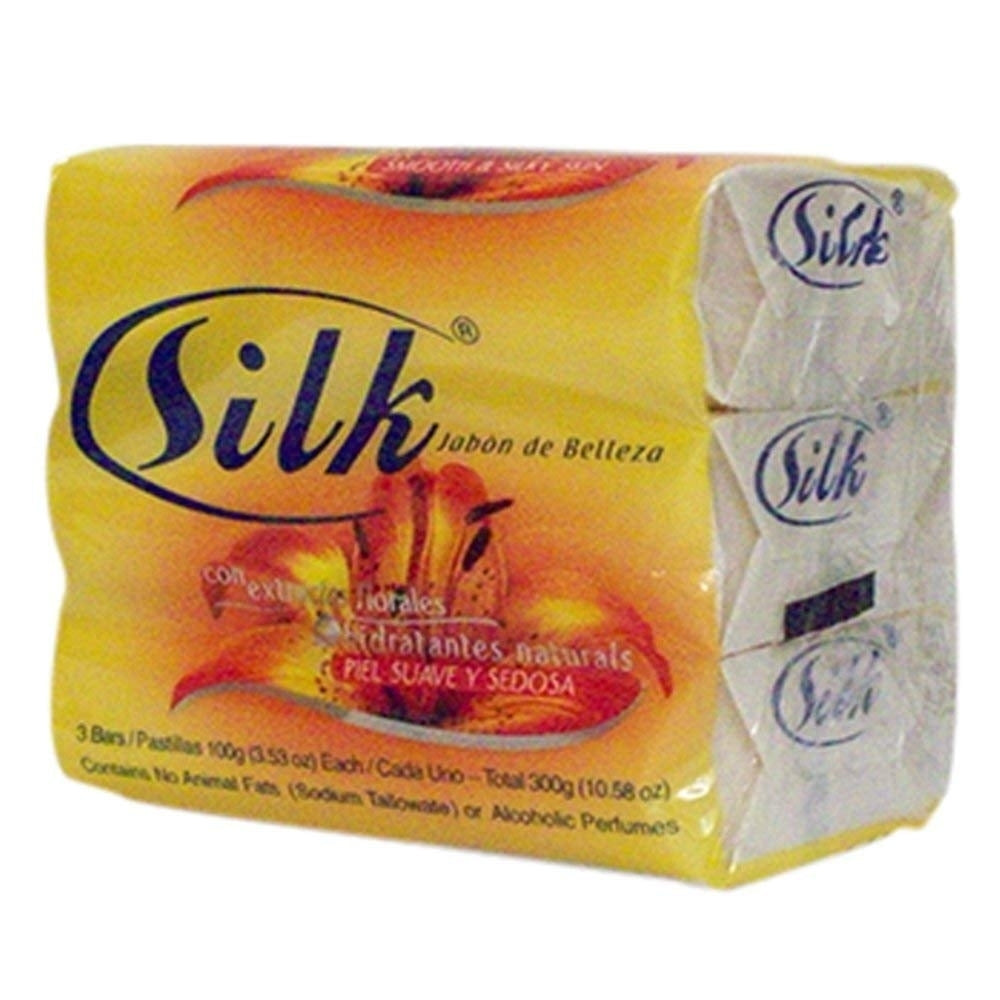 Silk Beauty Bar With Flower Extracts and Natural Moisture 3 In 1 Pack (3x100G) Approx. 251001 Image 1