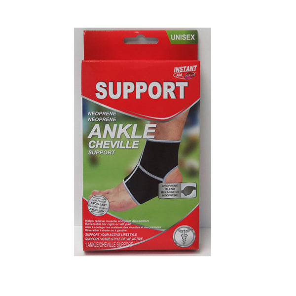 Instant Aid Ankle Support (Pack of 3) 312956 By Purest Image 1