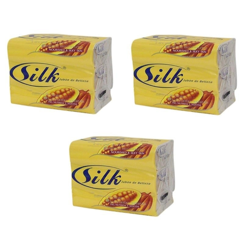 Silk Beauty Bar With Cocoa Butter and Natural Moisture 3 In 1 Pack (3x100G) Approx.(Pack Of 3) Image 1