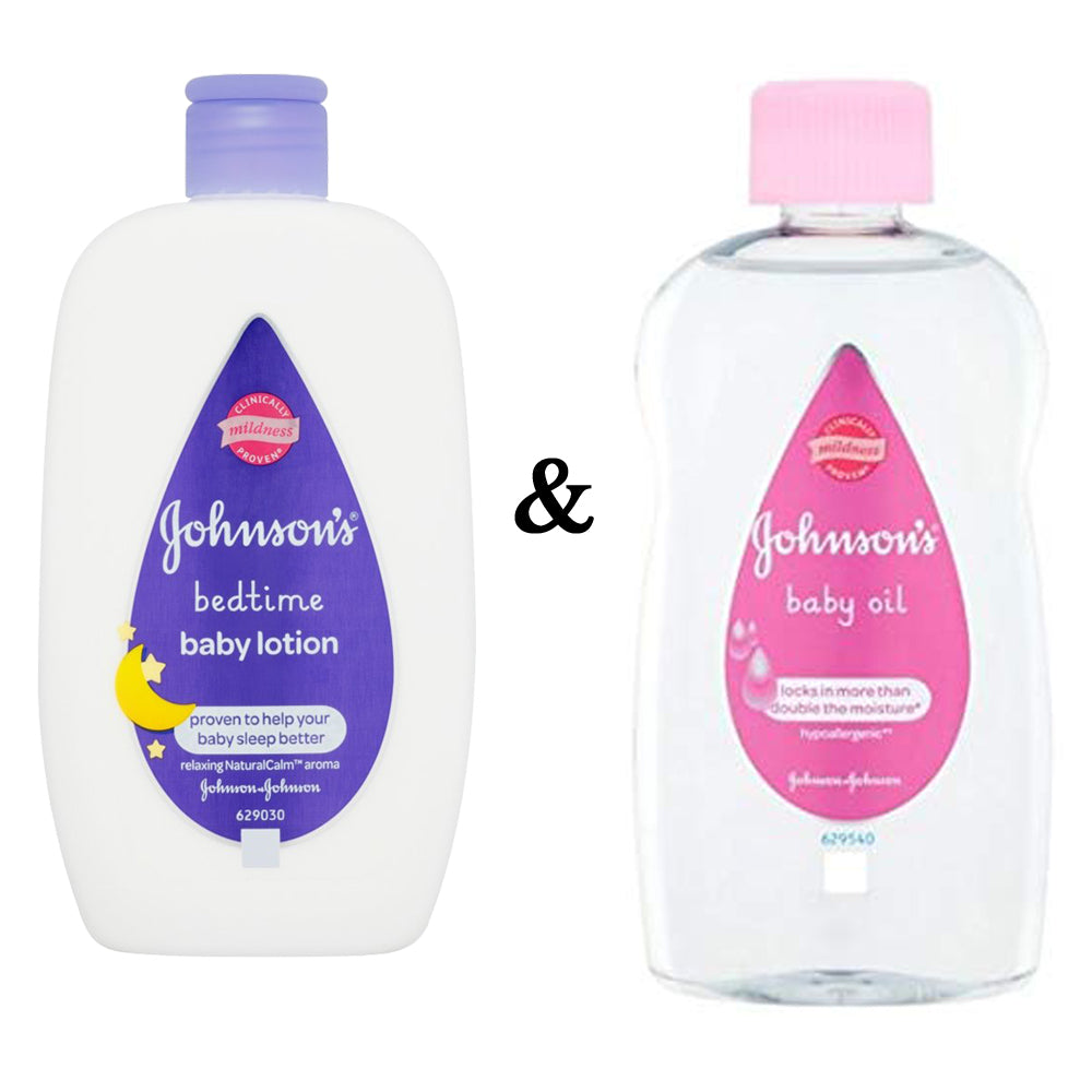 Johnsons Baby Bedtime Lotion 300 Ml By Johnson and Johnson and Johnsons Baby Oil 500Ml By JohnsonS Image 1