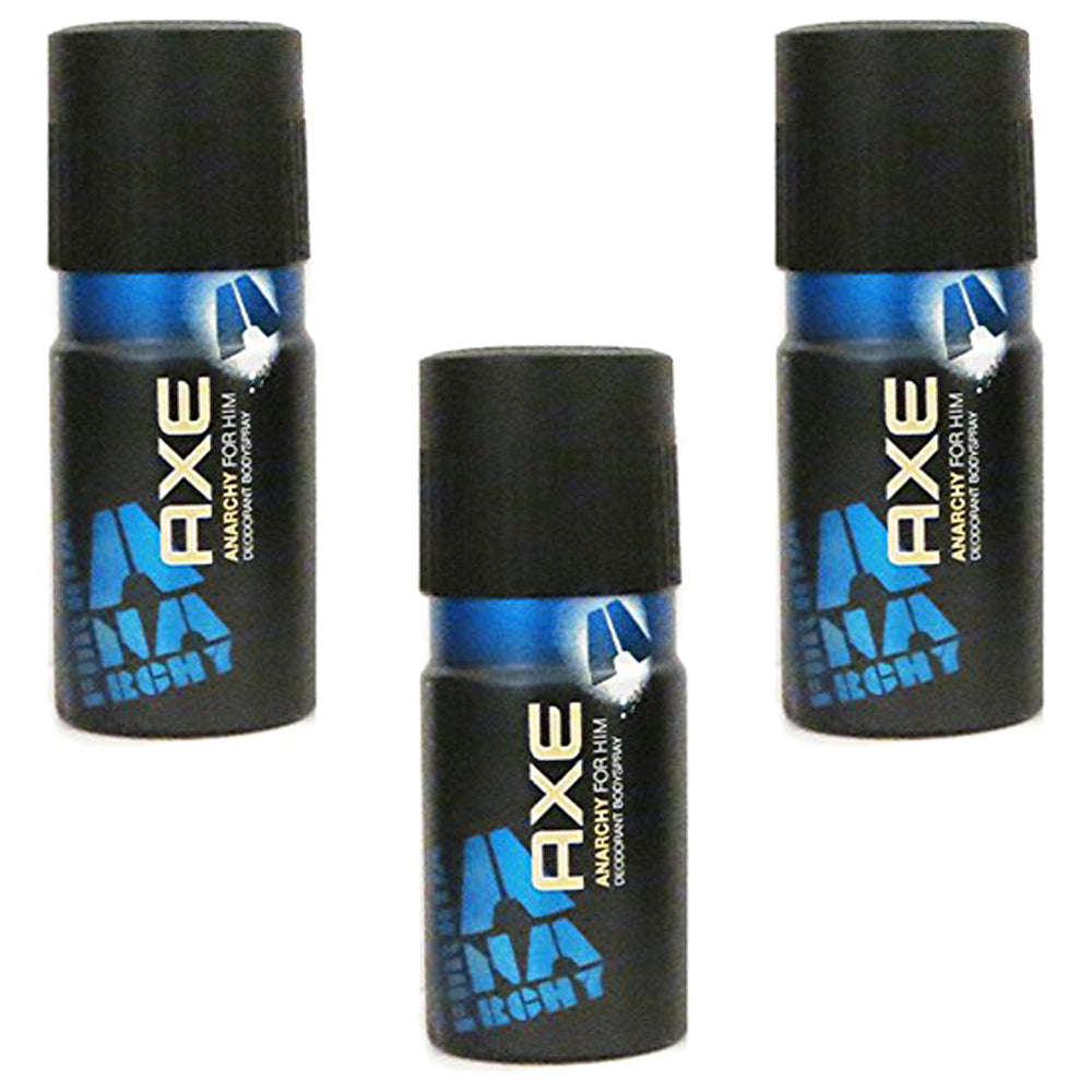 Axe Anarchy Deodorant Body Spray (150Ml) (Pack Of 3) Image 1