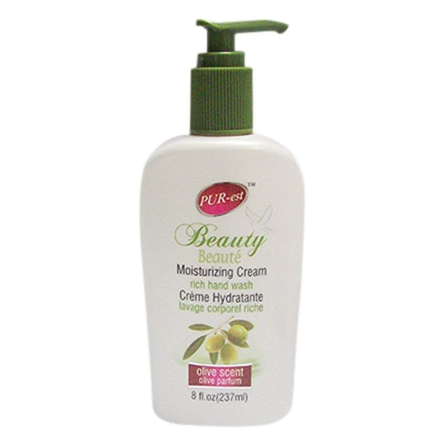 Creamy Moisturizing Hand Wash With Olive Scent(237ml) (Pack of 3) By Purest Image 1