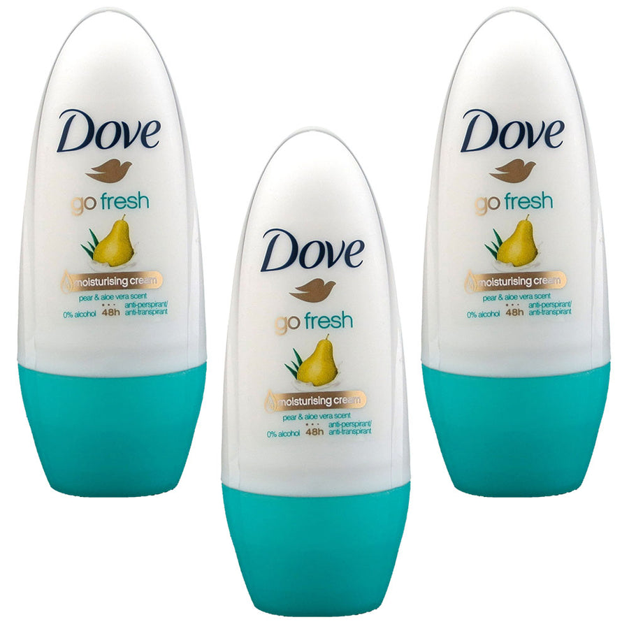 Dove Roll-on Stick Go Fresh Pear and Aloe 50 ml (Pack of 3) Image 1