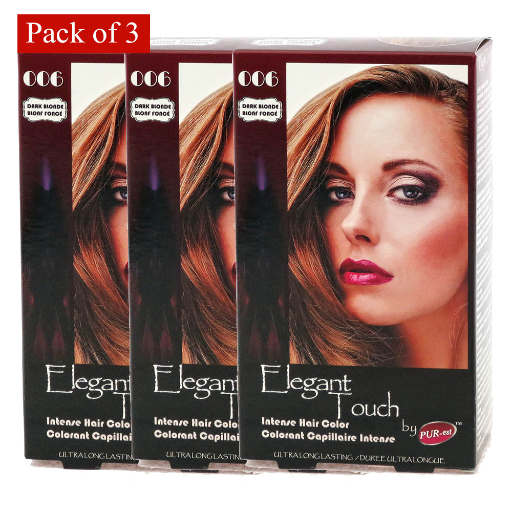 Hair Color Dark Blond 006 Elegant Touch By Purest (Pack Of 3) Image 1