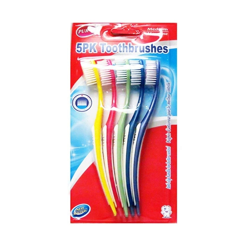 Toothbrush 5 In 1 Pack (Pack of 3) By Purest Image 1