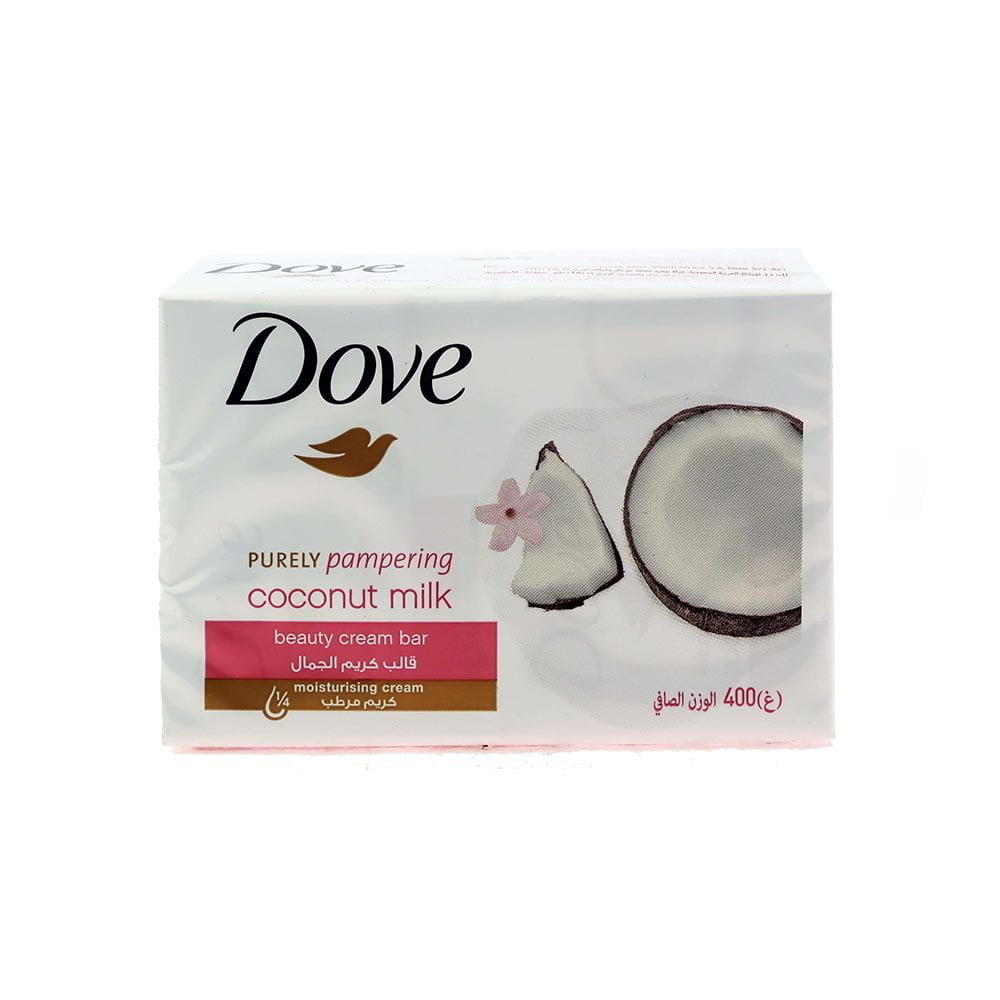 Dove Bar Soap Coconut Milk 4 Pk X 100 g Image 1