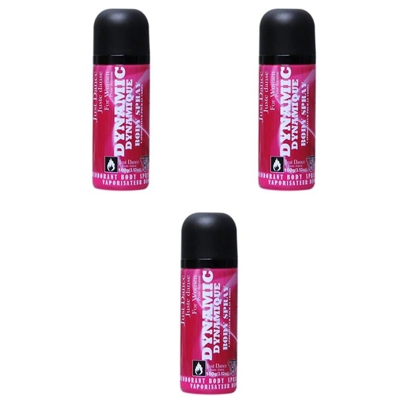 Dynamic Just Dance Body Spray For Women(100g) (Pack Of 3) Image 1