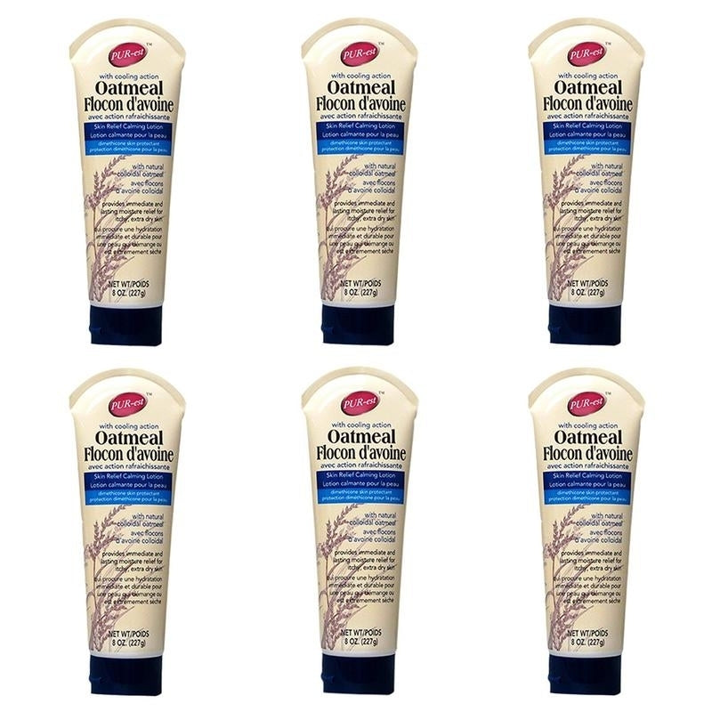 Oatmeal Lotion With Cooling Action (227g) (Pack of 6) By Purest Image 1