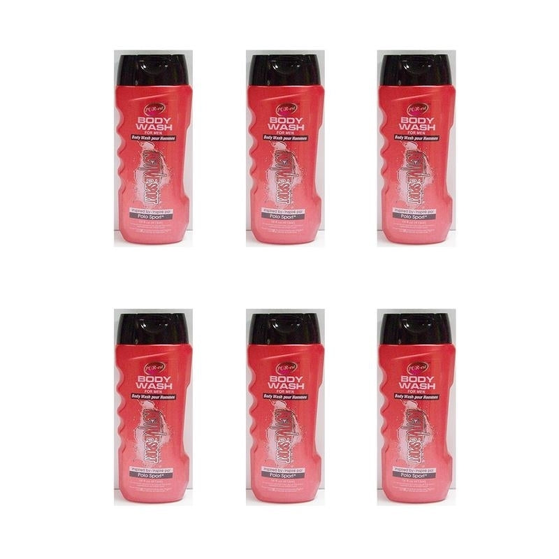 Body Wash- Our Version of Polo Sport For Men(413ml) (Pack of 6) 308485 By Purest Image 1
