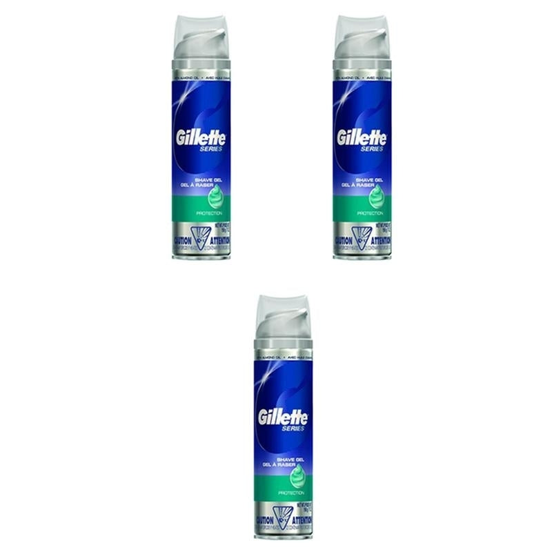 Gillette (198g) Shave Gel- Protection Series (Pack Of 3) Image 1