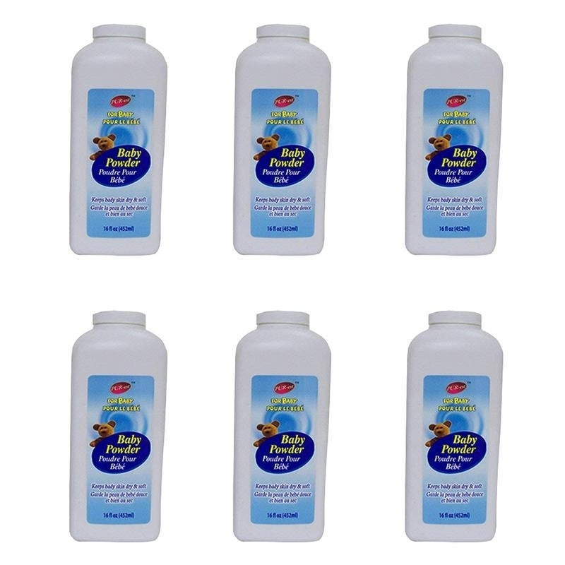 Baby Powder (452ml) (Pack of 6) By Purest Image 1