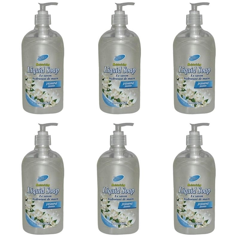 Moisturizing Liquid Soap With Jasmine (500ml) (Pack of 6) By Purest Image 1