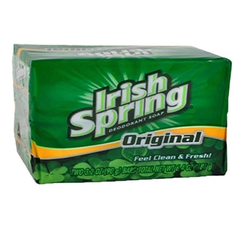 Irish Spring Original Deodorant Soap 2 In 1 Pack(180g Approx.) Image 1