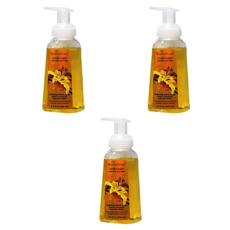 White Pearl Foaming Hand Wash With Vanilla Sugar(250ml) (Pack of 3) Image 1