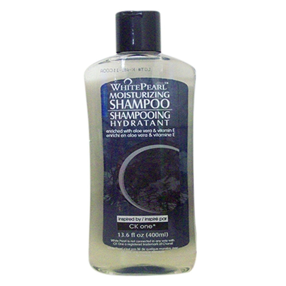 White Pearl CK One Moisturizing Shampoo With Aloe Vera and Vitamin E (400ml) 310303 Image 1
