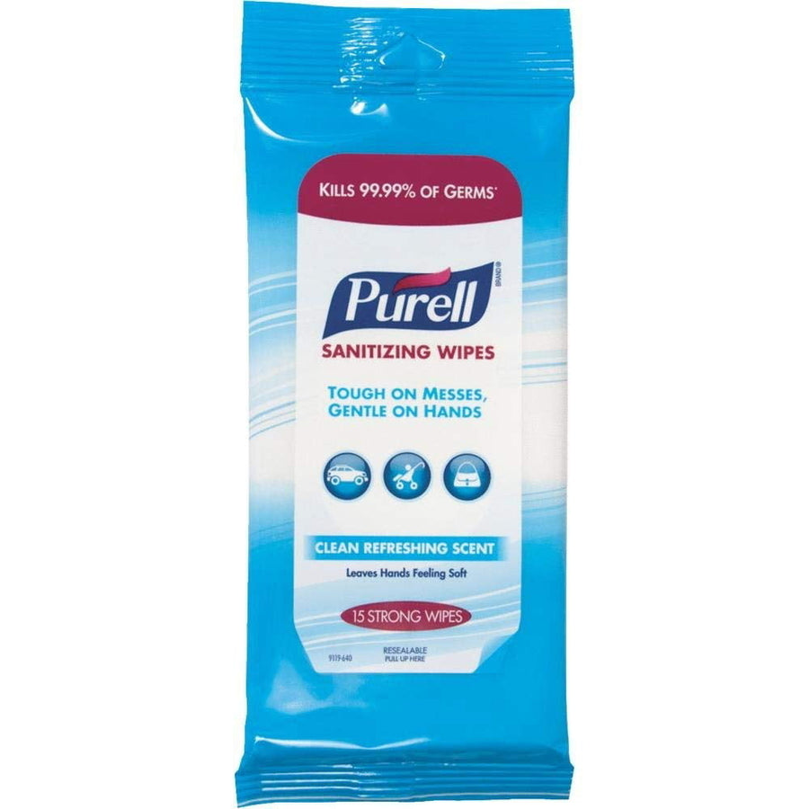 Purell Sanitizing Wipes 15 Count Pack Image 1