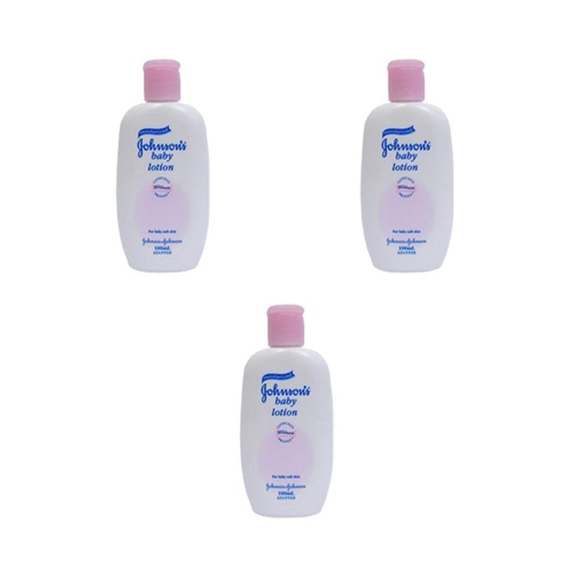 Johnsons Baby Lotion (100ml) (Pack of 3) Image 1