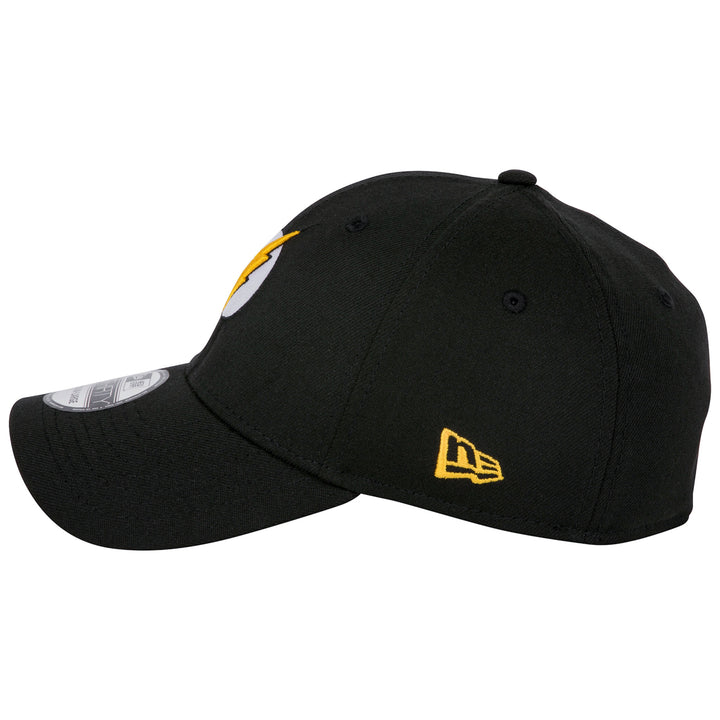 The Flash Logo DC Comics Black Colorway Era 39Thirty Fitted Hat Image 3