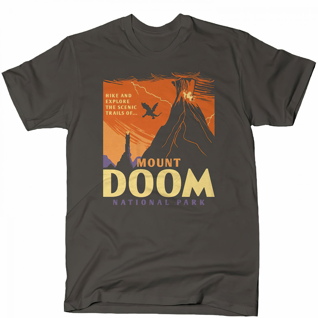 Lord of The Rings Mount Doom National Park T-Shirt Image 1