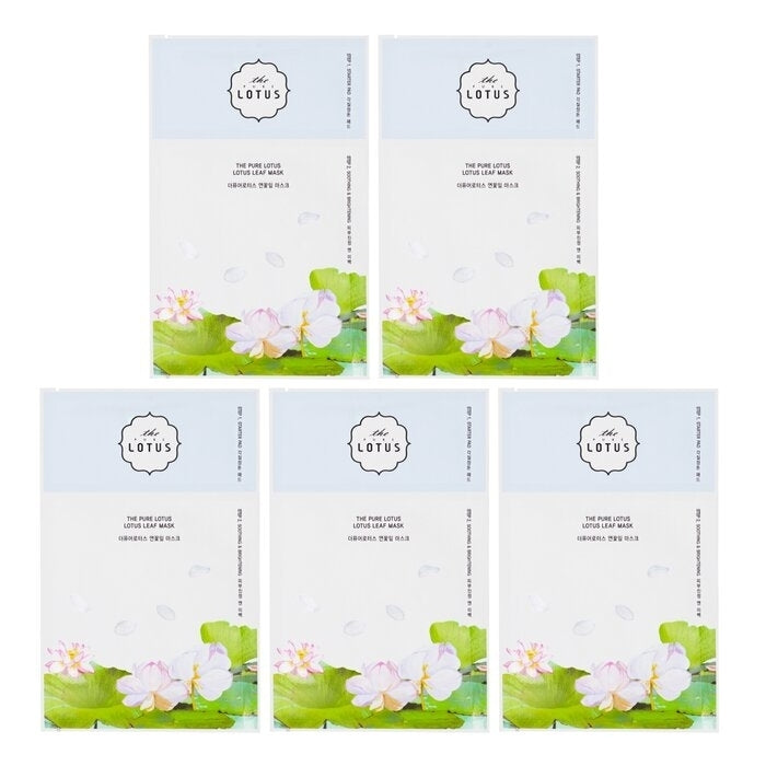 THE PURE LOTUS - Lotus Leaf Mask - Soothing and Brightening(5pcs) Image 2